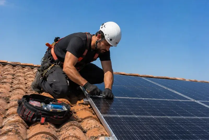 Maintenance et monitoring de panneaux solaires à Marigny